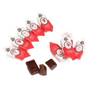 Поэты России - трюфель с клюквой в тёмном шоколаде