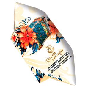 Арахисовое пралине с вишней и меренгами в темном шоколаде