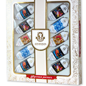 Набор шоколадных конфет "Русская роспись" вес 130гр.