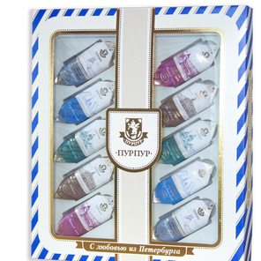 Набор шоколадных конфет "С Любовью из Петербурга" 130гр.