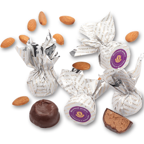 Молочный трюфель с кокосом и миндалем