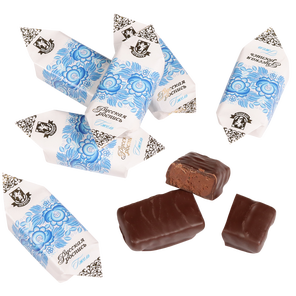 Гжель - трюфель с цукатами крыжовника в тёмном шоколаде