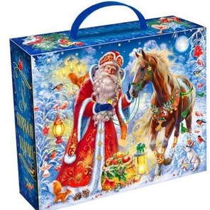 Подарок № 13 Новогодняя. вес 1100гр