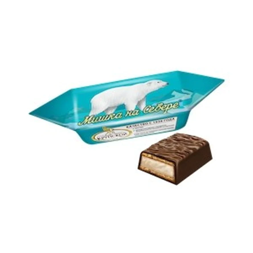 Мишка на севере вафельные вес 1кг