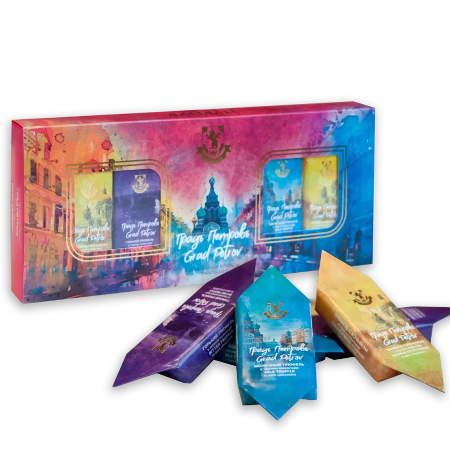 Шоколадные конфеты "Град Петров"  130 гр