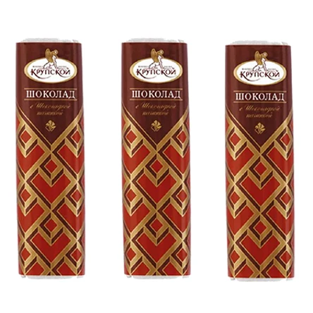 Батончик с шоколадной начинкой 50гр 1 уп(20шт)