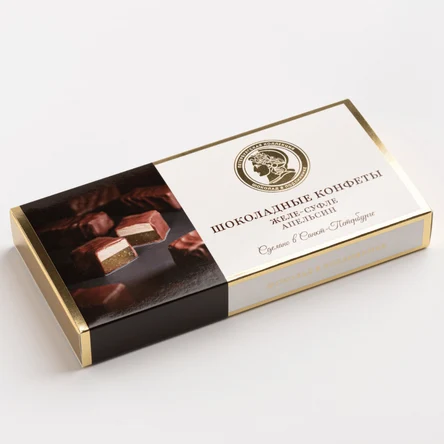 ЖЕЛЕ-СУФЛЕ&ШОКОЛАД(АПЕЛЬСИН) 145 гр.