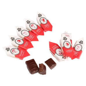 Поэты России - трюфель с клюквой в тёмном шоколаде