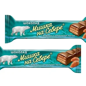 Батончик "Мишка на севере" 1 уп(14 шт.)