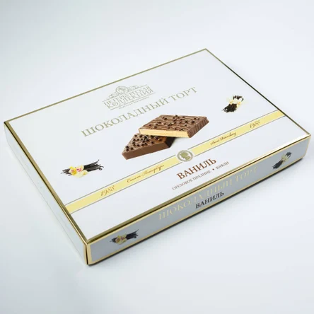 ВАФЕЛЬНЫЙ ШОКОЛАДНЫЙ ТОРТ "ВАНИЛЬ"