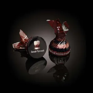 Конфеты-коктейли. "Белый русский" / "White Russian" cocktail Вес: 280 гр.